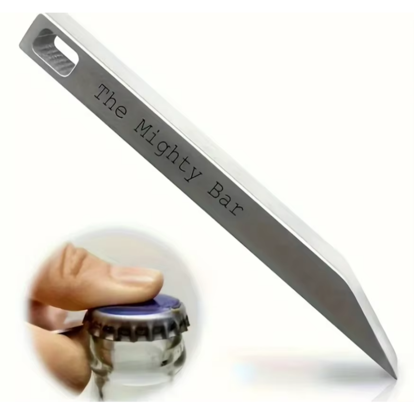 Everyday Carry (Edc) Knife - Couteau de poche et ouvre-bouteille Mighty