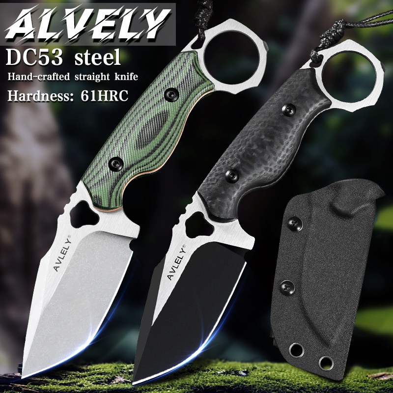 Everyday Carry (Edc) Knife - Couteau à lame fixe en acier