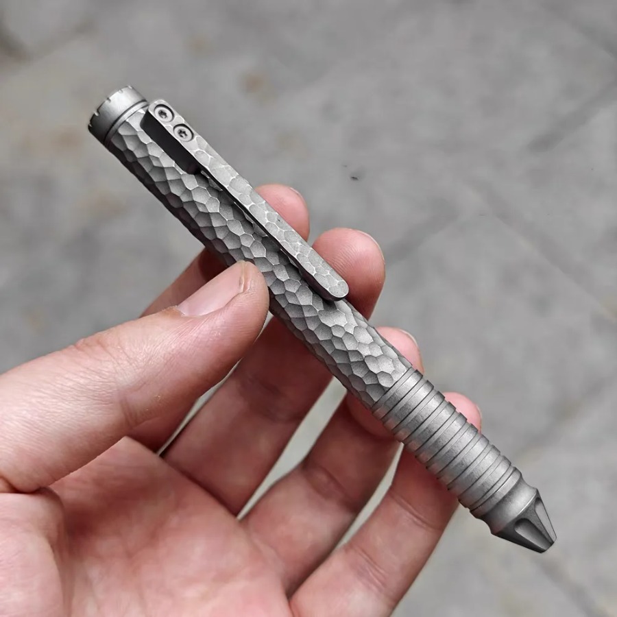 Edc Every Day Carry おもちゃ - Stylo en alliage de titane TC4