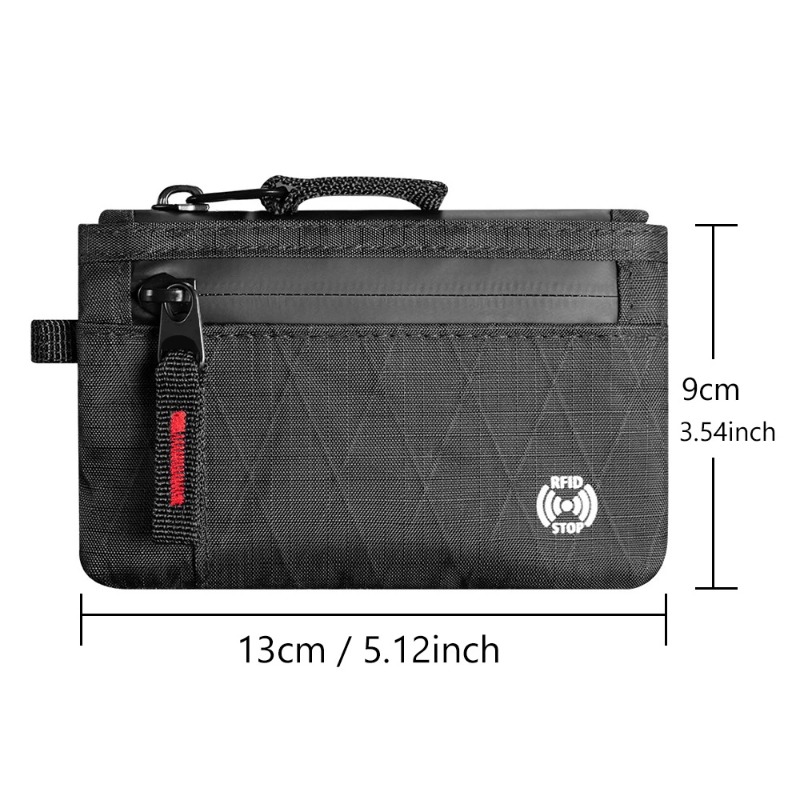 Edc Carry Coins - Portefeuille EDC anti-vol RFID ultra-fin, porte-monnaie
