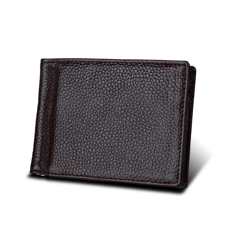Money Clip Magnetic - YIR-Porte-monnaie de luxe en cuir véritable