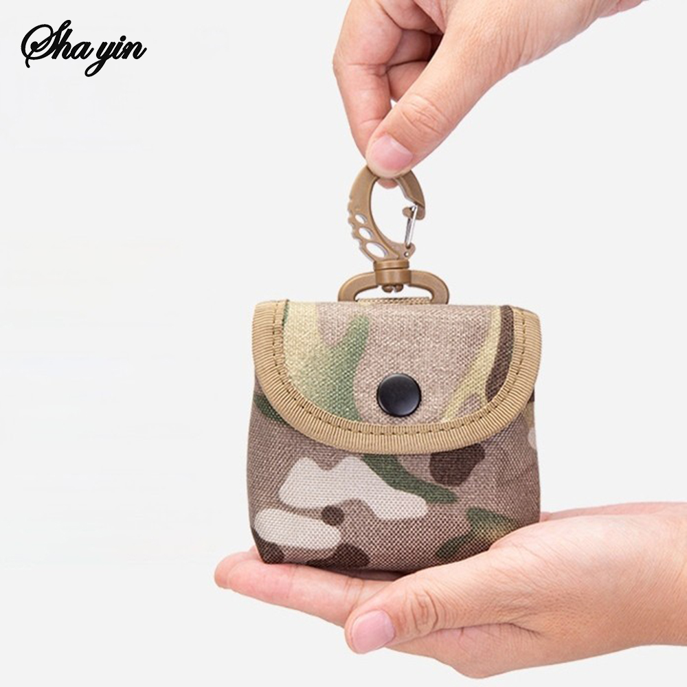Edc Carry Coins - Mini sac porte-clés en tissu Oxford