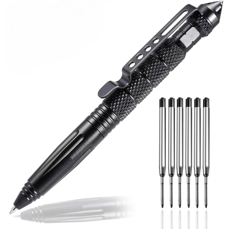 Pen Tactical Glass - Stylo tactique militaire, stylo professionnel d'autodéfense,