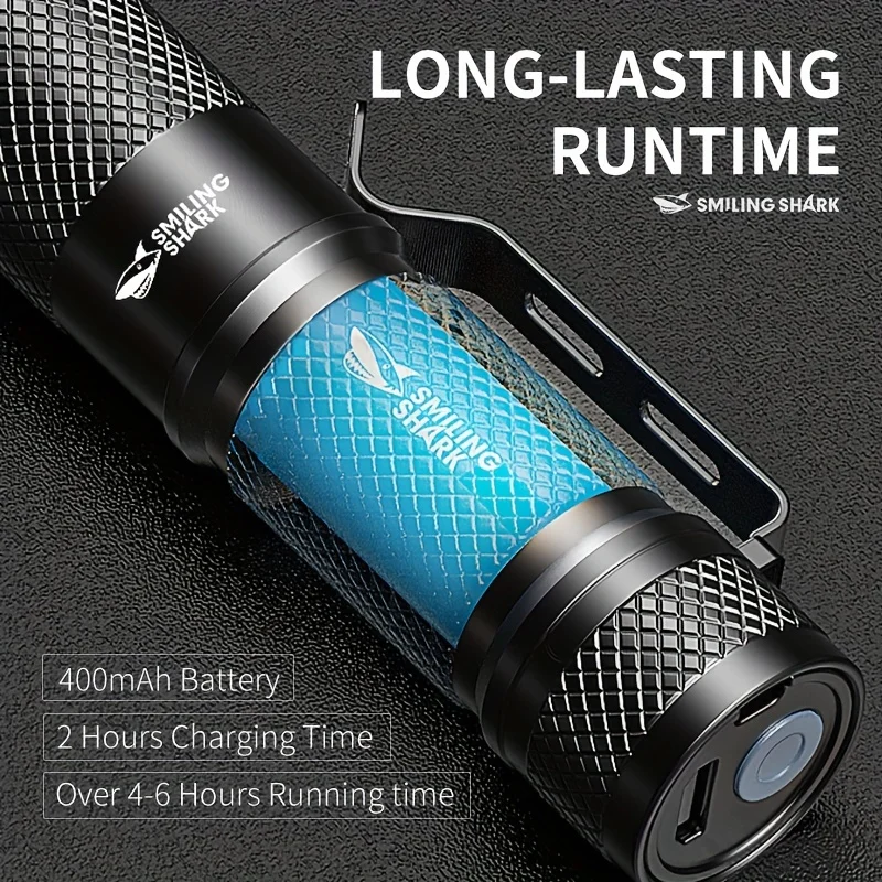 SMILING SHARK Mini lampe torch - Edc Day Carry avis et prix