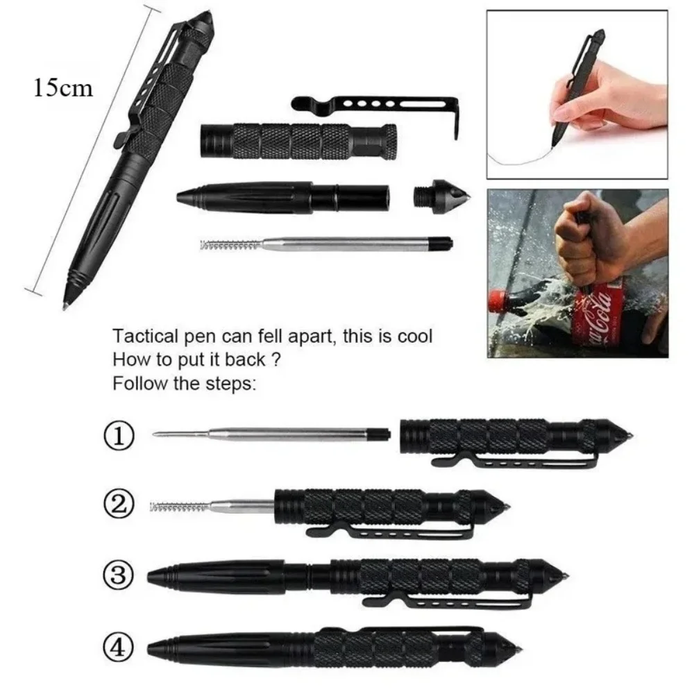 Stylo tactique multifonctionne - Pen Tactical Glass avis et prix