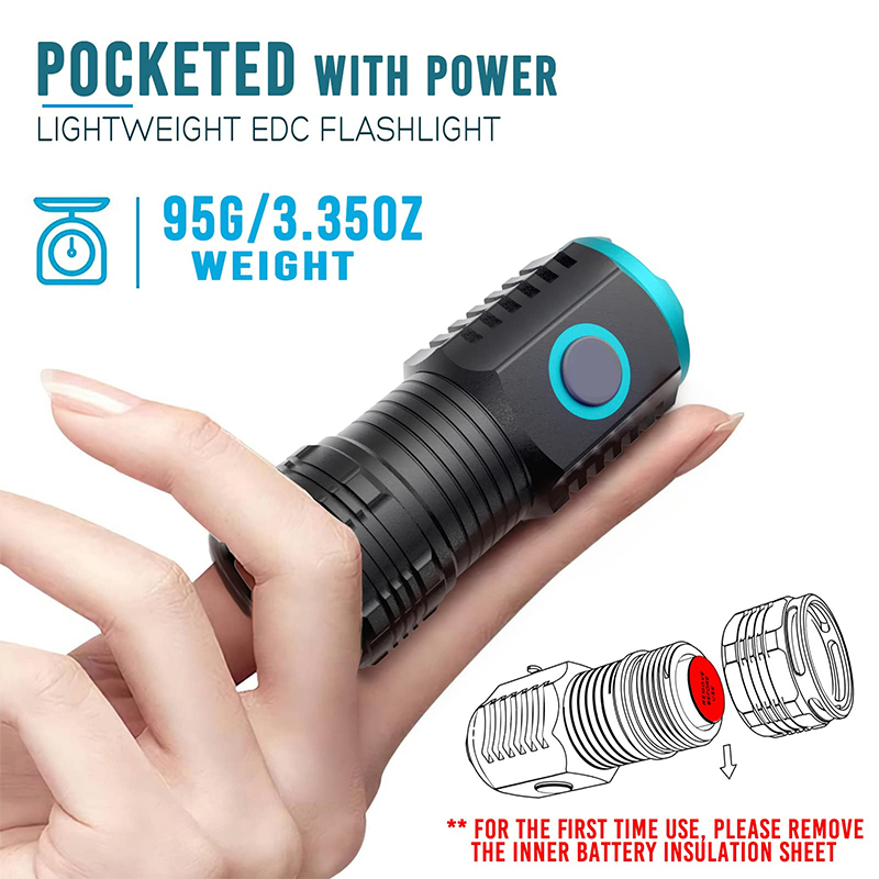 Mini lampes de poche LED recha - Edc Day Carry avis et prix