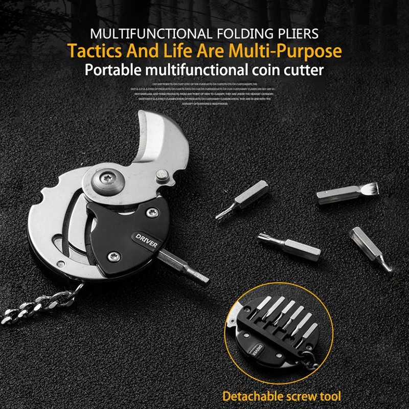 Outil multifonctionnel pliable - Edc Carry Coins avis et prix
