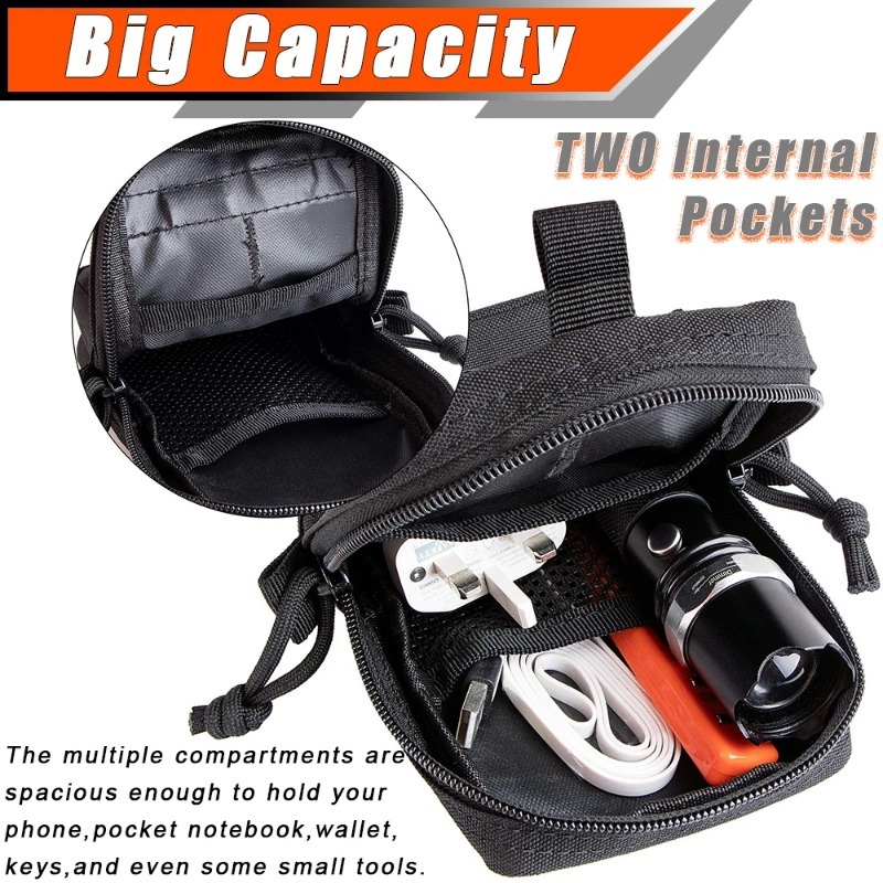 Sac de ceinture tactique MOLLE - Edc Carry Holster avis et prix