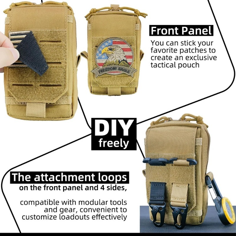 Sac de ceinture tactique MOLLE - Edc Carry Holster avis et prix