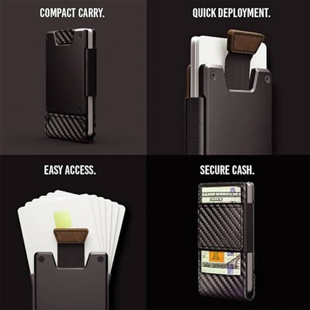 OUIO Portefeuille en cuir mini - Money Clip Magnetic avis et prix
