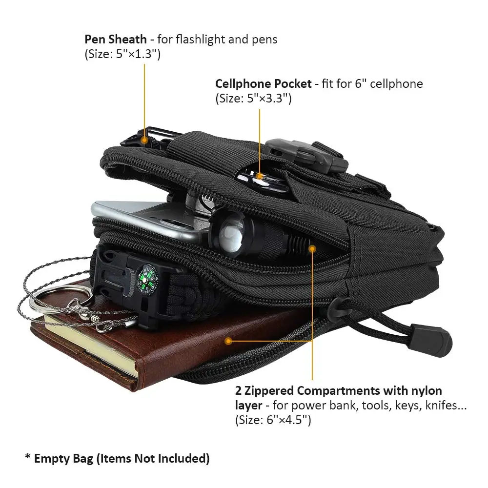 Sacs de ceinture tactiques mul - Edc Carry Pack avis et prix