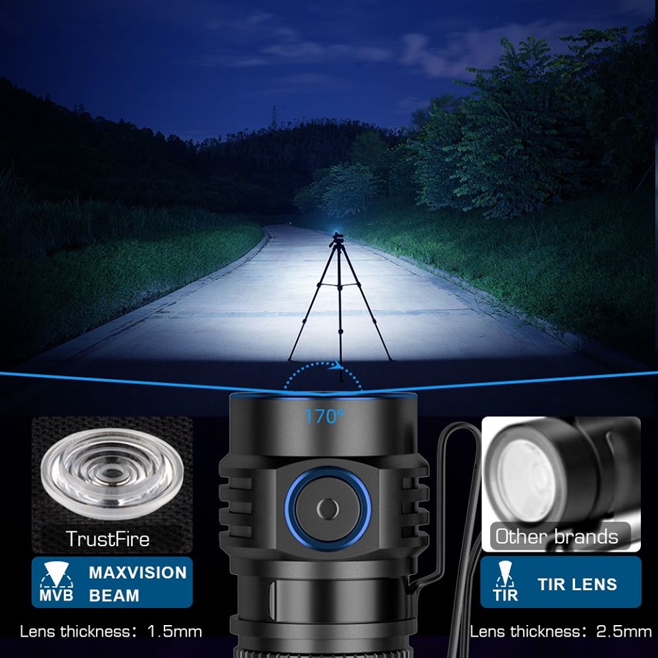 Trustfire MC1 lampe de poche R - Edc Every Day Carry おもちゃ avis et prix